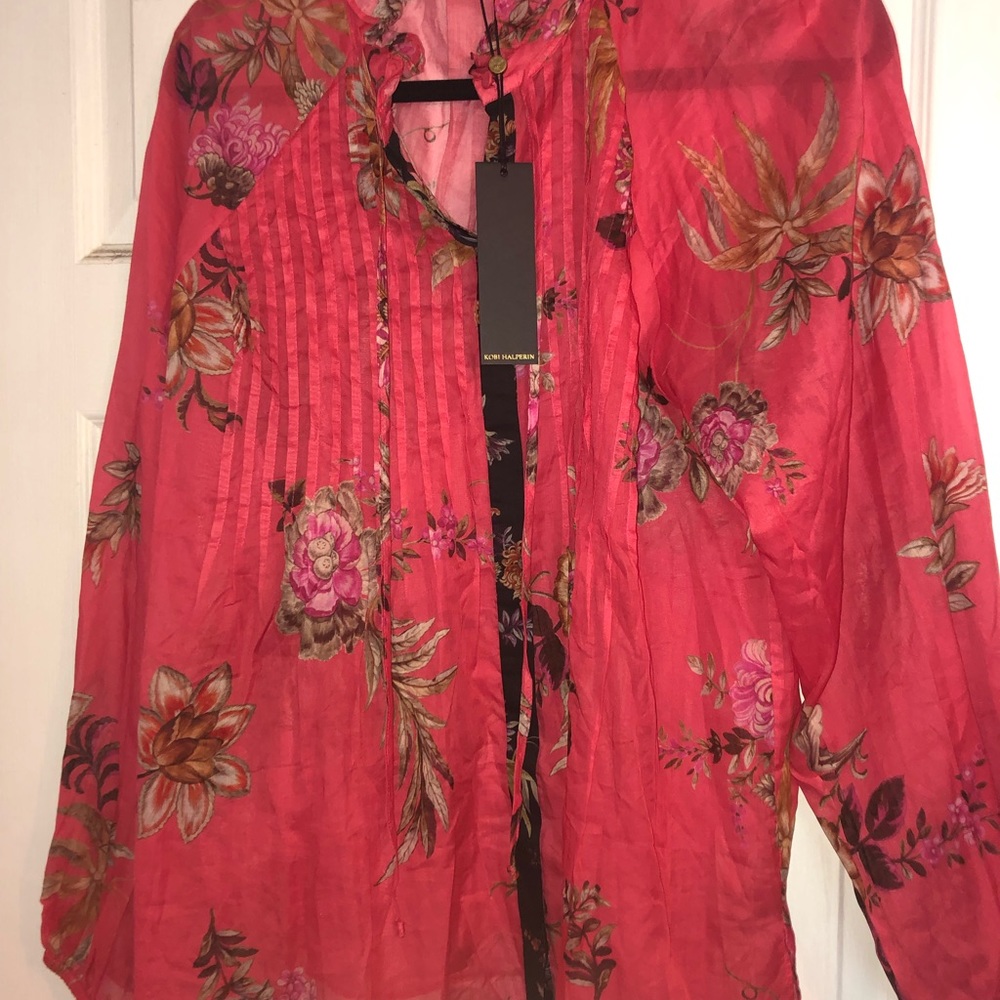 Xl blouse red kobi halperin